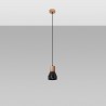Lampa wisząca QUBIC czarna SL.0963 Sollux