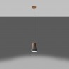 Lampa wisząca QUBIC szara SL.0964 Sollux