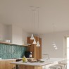 Lampa wisząca TALEJA 3 biała [E27] SL.0984 Sollux