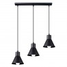 Lampa wisząca TALEJA 3 czarna [E27] SL.0986 Sollux