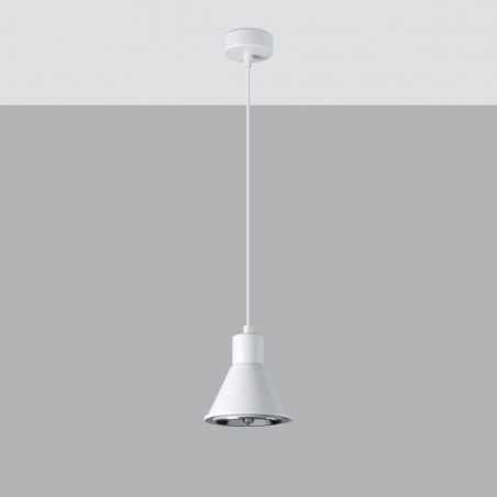 Lampa wisząca TAZILA 1 biała [ES111] SL.0987 Sollux