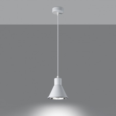 Lampa wisząca TAZILA 1 biała [ES111] SL.0987 Sollux