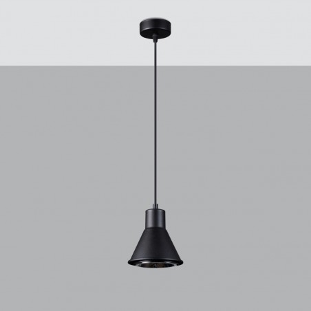 Lampa wisząca TAZILA 1 czarna [ES111] SL.0989 Sollux