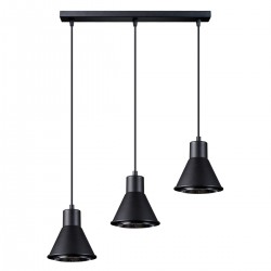 Lampa wisząca TAZILA 3 czarna [ES111] SL.0990 Sollux