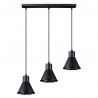 Lampa wisząca TAZILA 3 czarna [ES111] SL.0990 Sollux