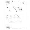Kinkiet ATENA beton SL.0994 Sollux