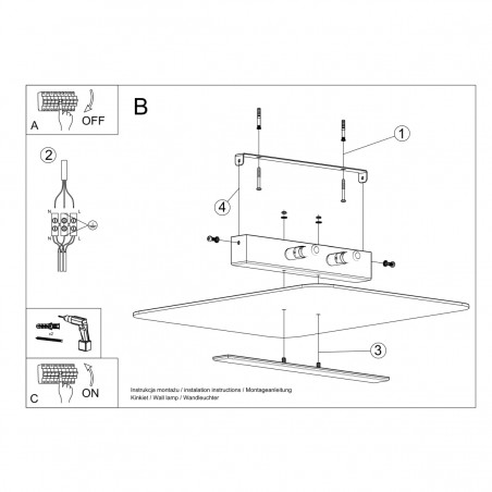 Plafon AZALIA SL.1007 Sollux