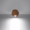 Plafon WOODY 1 naturalne drewno SL.1009 Sollux