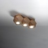 Plafon WOODY 3 naturalne drewno SL.1010 Sollux