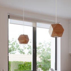 Lampa wisząca WOODY naturalne drewno SL.1011 Sollux