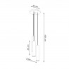 Lampa wisząca LINO 3P SL.1012 Sollux