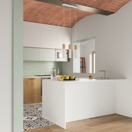 Lampa wisząca PABLO 3P biała SL.1013 Sollux