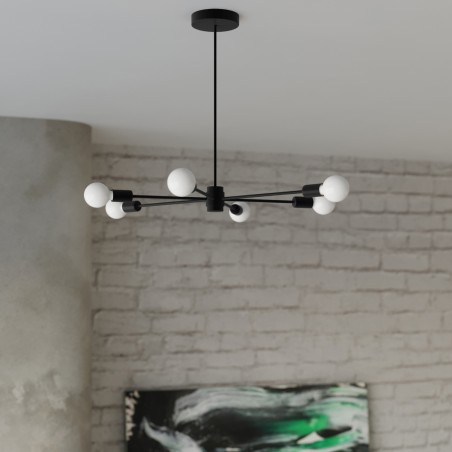 Żyrandol LANGO 3 czarny SL.1021 Sollux