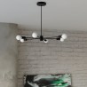 Żyrandol LANGO 5 czarny SL.1022 Sollux