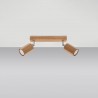 Plafon ZEKE 2 dąb SL.1029 Sollux