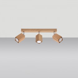 Plafon KEKE 3 dąb SL.1037 Sollux
