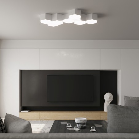 Plafon SUNDE 15 biały SL.1058 Sollux