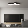 Plafon SUNDE 11 czarny SL.1059 Sollux