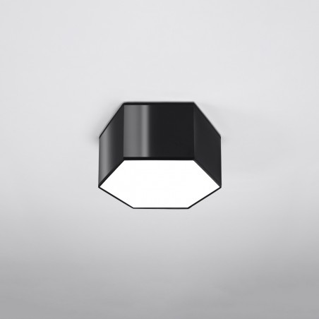Plafon SUNDE 15 czarny SL.1061 Sollux