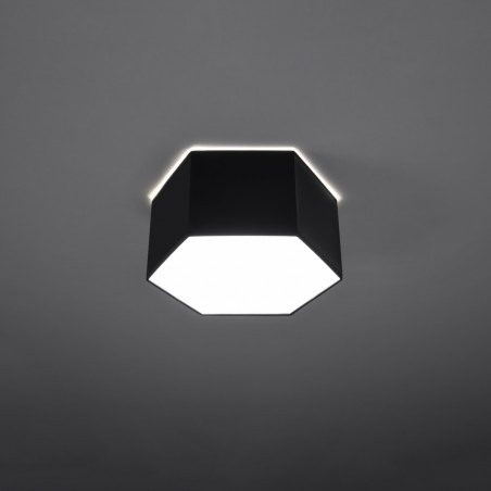 Plafon SUNDE 15 czarny SL.1061 Sollux