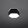 Plafon SUNDE 15 czarny SL.1061 Sollux