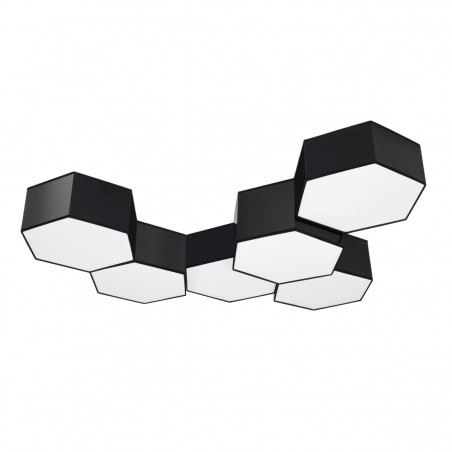 Plafon SUNDE 15 czarny SL.1061 Sollux