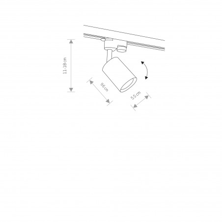 PROFILE EYE SPOT Biały 10W only LED