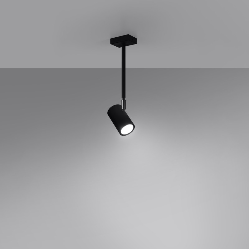 Plafon NORANO czarny SL.1074 Sollux