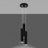 Lampa wisząca LAGOS 3P czarny SL.1079 Sollux