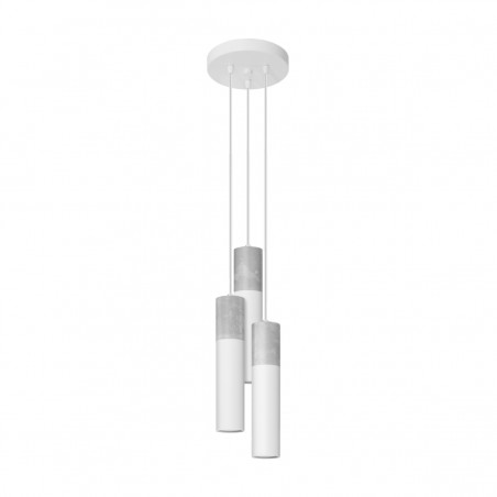 Lampa wisząca BORGIO 3P biały SL.1080 Sollux