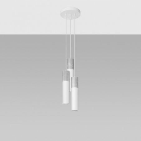 Lampa wisząca BORGIO 3P biały SL.1080 Sollux