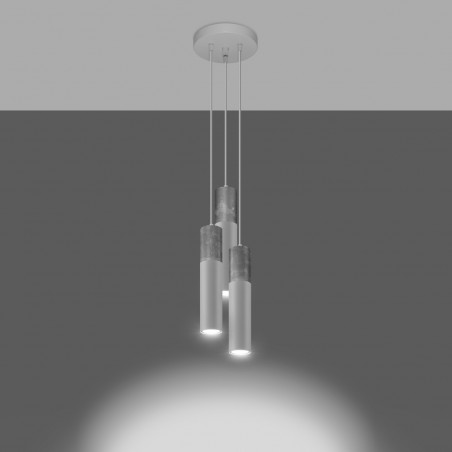 Lampa wisząca BORGIO 3P biały SL.1080 Sollux