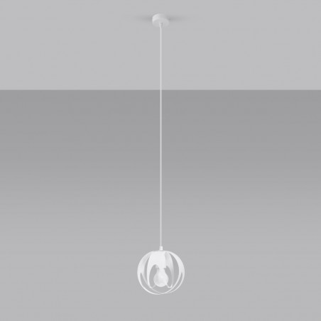 Lampa wisząca TULOS 1 biała SL.1083 Sollux