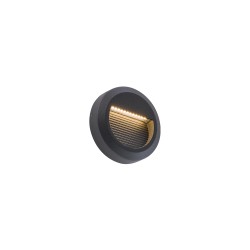 SIDEWALK ROUND LED Czarny 1,6W