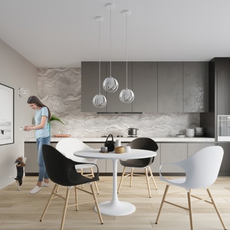 Lampa wisząca TULOS 3L biała SL.1085 Sollux