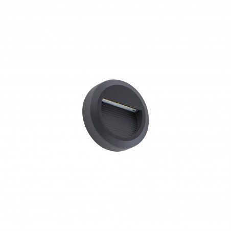SIDEWALK ROUND LED Czarny 1,6W