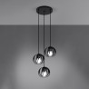 Lampa wisząca TULOS 3P czarna SL.1088 Sollux
