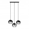 Lampa wisząca TULOS 3L czarna SL.1089 Sollux
