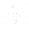 Plafon LAPPO wenge SL.1097 Sollux