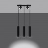 Lampa wisząca RING 3 czarny SL.1099 Sollux