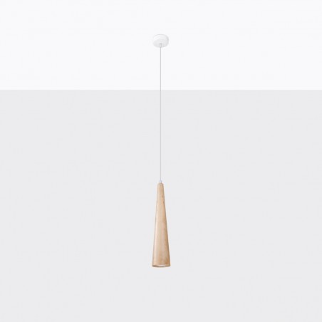 Lampa wisząca SULA 1 naturalne drewno SL.1100 Sollux
