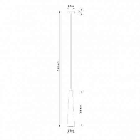 Lampa wisząca SULA 1 naturalne drewno SL.1100 Sollux