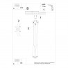 Lampa wisząca SULA 3P naturalne drewno SL.1101 Sollux
