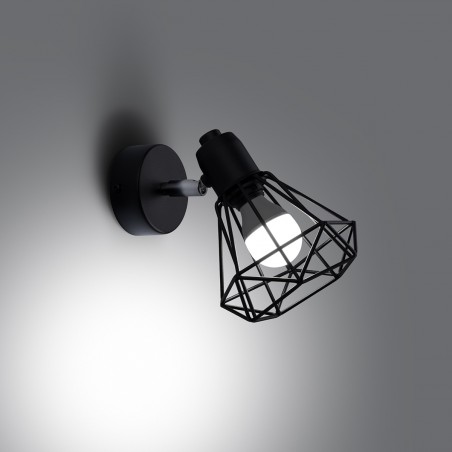 Kinkiet ARTEMIS 1 czarny SL.1105 Sollux