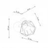 Kinkiet ARTEMIS 1 czarny SL.1105 Sollux