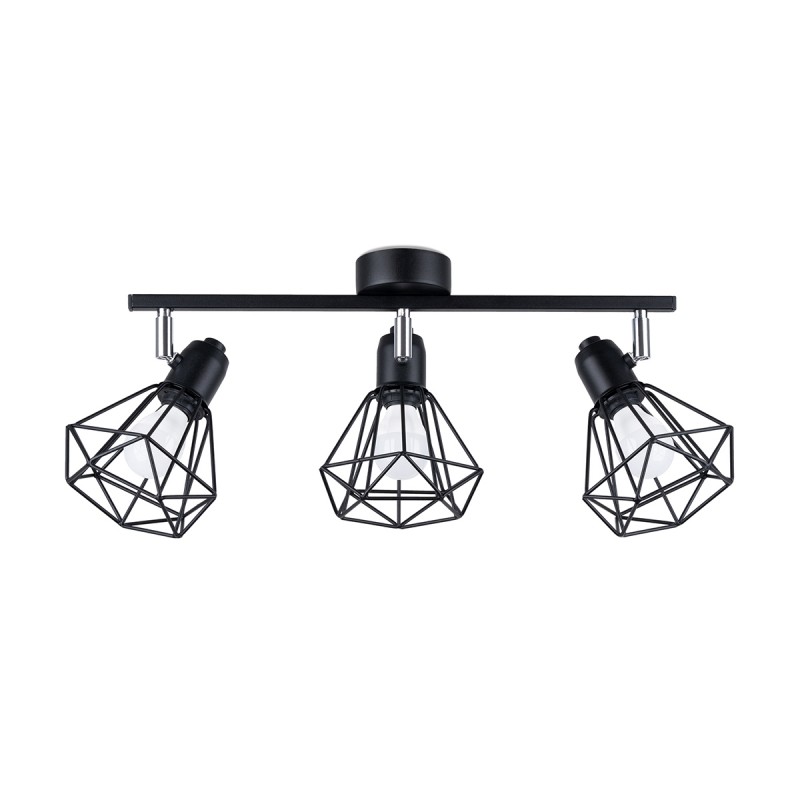 Plafon ARTEMIS 3 czarny SL.1107 Sollux