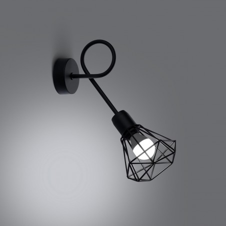 Kinkiet ARTEMIS 1S czarny SL.1108 Sollux