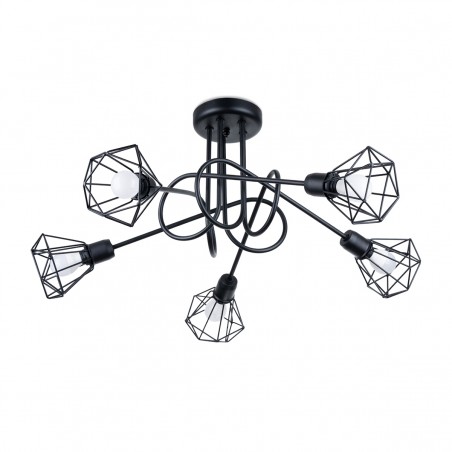 Żyrandol ARTEMIS 5S czarny SL.1110 Sollux