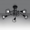 Żyrandol ARTEMIS 5S czarny SL.1110 Sollux