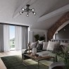Żyrandol ARTEMIS 5S czarny SL.1110 Sollux